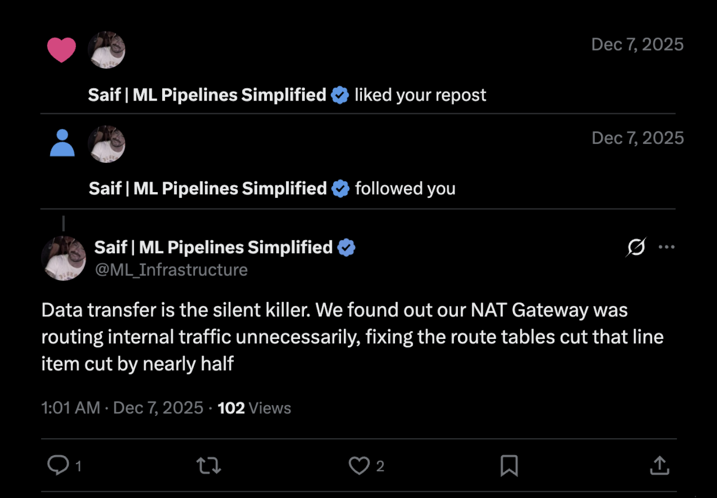 Notification example 2